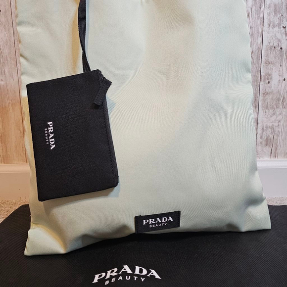 Prada Beauty Tote Bag, Light Green/Mint - Picture 3 of 10
